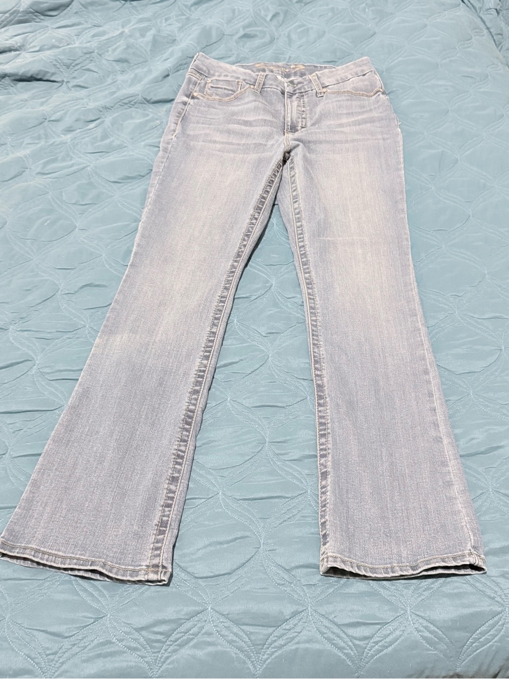 Seven Light Wash (Harlem) Women's Bootcut Jeans - Light Blue